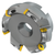 Pramet 400A06R-IS45SD13F-C | 4.000" Diameter x 48.20mm Functional Length x 9.40mm Keyway Depth x 45 Degree Cutting Edge Angle 6 Cutting Edge Face Mill Cutter