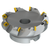 Pramet 500A08R-IS45SD13F-C | 5.000" Diameter x 60.80mm Functional Length x 9.40mm Keyway Depth x 45 Degree Cutting Edge Angle 8 Cutting Edge Face Mill Cutter