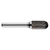 Precision Twist Drill 7466245 | 1/8" Diameter x 9/16" Usable Length x 1-1/2" OAL Bright Coated HM Ball Nose Burr