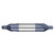 Titan USA CS37005 | 0.188" Diameter x 0.438" Shank x 2.750" OAL 2 Flute AlTiN Coated Cobalt Double End Combination Drill & Countersink