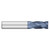 Titan USA TC99544 | 0.172" Diameter x 3/16" Shank x 0.344" LOC x 2.000" OAL 4 Flute AlTiN Coated Carbide Square End Mill