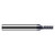 Harvey Tool 852747-C6 | 3/64" Diameter x 1/4" Shank x 0.141" LOC x 2.500" OAL 5 Flute C6 Coated Corner Radius End Mill