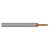 Harvey Tool 687922-C12 | 1.00mm Diameter x 4.00mm Shank x 0.80mm LOC x 50.00mm OAL 2 Flute C12 Coated Ball End Mill
