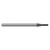 Harvey Tool 702693-C6 | 3/32" Diameter x 1/8" Shank x 0.279" LOC x 1.500" OAL 4 Flute C6 Coated Corner Radius End Mill