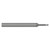 Harvey Tool 685157 | 3.00mm Diameter x 4.00mm Shank x 3.00mm LOC x 65.00mm OAL 2 Flute C11 Coated Corner Radius End Mill