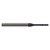 Harvey Tool 730678-C3 | 5/64" Diameter x 1/8" Shank x 15/64" LOC x 1-1/2" OAL 4 Flute C3 Coated Miniature Corner Radius End Mill