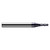 Harvey Tool 758316 | 1/4" Diameter x 1/4" Shank x 0.200" LOC x 2.500" OAL 4 Flute Uncoated Miniature Ball Deburring End Mill