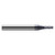 Harvey Tool 741036 | 1.60mm Diameter x 3.00mm Shank x 5.00mm LOC x 38.00mm OAL 4 Flute Uncoated Miniature Ball Deburring End Mill