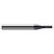 Harvey Tool 966725-C3 | 9/64" Diameter x 3/16" Shank x 0.425" LOC x 2.000" OAL 4 Flute C3 Coated Miniature Corner Radius End Mill