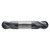 YG1 E5I01028 | 7/16" Diameter x 7/16" Shank x 9/16" LOC x 2-3/4" OAL x 7/32" Radius 4 Flute Bright Coated Carbide Double Ended Ball End Mill