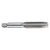 YG1 T6316127 | #3 Size x 0.099" Diameter x 0.141" Shank x 1.810" OAL 3 Flute Oxide Coated HSS Plug Hand Tap