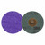 3M 7100331748 | 2.000" Diameter x 36+ Grit 250000 RPM Precision Shaped Ceramic Roloc Durable Edge Disc - Purple