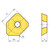 Korloy 1-02-041527 | PC5300 Grade FMA Mill Insert