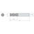 Korloy 1-04-060778 | UL1 Grade Corner Radius End Mill