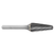 ATA SGSPRO 16803 | 1/2" Cutter Diameter x 1/4" Shank x 7-1/4" OAL x 1-1/8" LOC Brazed SL-4 Ball Nosed Cone Burr