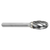 ATA SGSPRO 29048 | 9.60mm Cutter Diameter x 6.00mm Shank x 60.00mm OAL x 16.00mm LOC Non-Ferrous Brazed SE-3M Oval Burr