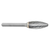 ATA SGSPRO 10348 | 1/2" Cutter Diameter x 1/4" Shank x 7-1/4" OAL x 1-1/4" LOC Heavy Duty Cut Brazed SH-5L6 Flame Burr