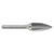 ATA SGSPRO 19930 | 1/8" Cutter Diameter x 1/8" Shank x 1-1/2" OAL x 9/16" LOC Fine Cut Solid SG-44 VF Pointed Tree Burr