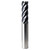 SGS 37446 | 0.313" Diameter x 0.313" Shank x 0.938" LOC x 3.000" OAL 5 Flute AlTiN (Ti-NAMITE-A) Coated Square End Mill