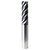 SGS 37516 | 0.500" Diameter x 0.500" Shank x 1.500" LOC x 3.500" OAL x 0.010" Radius 5 Flute AlTiN (Ti-NAMITE-A) Coated Chip Breaker Corner Radius End Mill