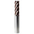 SGS 47546 | 0.472" Diameter x 0.472" Shank x 1.417" LOC x 3.268" OAL x 0.059" Radius 5 Flute TM (Ti-NAMITE-M) Coated Corner Radius End Mill