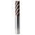 SGS 47523 | 0.394" Diameter x 0.394" Shank x 1.181" LOC x 2.953" OAL x 0.059" Radius 5 Flute TM (Ti-NAMITE-M) Coated Chip Breaker Corner Radius End Mill