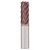 SGS 74827 | 0.787" Diameter x 0.787" Shank x 2.362" LOC x 4.528" OAL x 0.039" Radius 7 Flute TM (Ti-NAMITE-M) Coated Chip Breaker Corner Radius End Mill