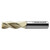 Data Flute 44809-86-D | AFIST31000-030C5 1" Diameter x 1" Shank x 1-1/4" LOC x 4" OAL C5 Coated Corner Radius End Mill