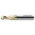 DATA FLUTE HVMBNRN20750C5 | 0.75mm Diameter x 0.75mm Shank x 1.000" LOC x 4.000" OAL Uncoated Ball End Mill