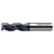 Data Flute 43869-00-D | SS30375C4 3/8" Diameter x 3/8" Shank x 1" LOC x 2-1/2" OAL Uncoated Corner Radius End Mill