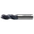 Data Flute 34436-00-D | SSBNSTC30250C4 1/4" Diameter x 1/4" Shank x 3/8" LOC x 2" OAL Uncoated Ball Nose End Mill