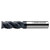 Data Flute 49684-70-D | SSLSL40500C4 1/2" Diameter x 1/2" Shank x 5/8" LOC x 6" OAL Corner Radius End Mill