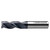 DATA FLUTE SSST30156C11 | 0.125" Diameter x 0.125" Shank x 0.25mm LOC x 1.50mm OAL x 0.01mm Radius C7 Coated Corner Radius End Mill