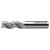 DATA FLUTE SSST30187 | 0.156" Diameter x 0.188" Shank x 0.313" LOC x 2.000" OAL x 0.01mm Radius C4 Coated Corner Radius End Mill