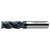 Data Flute 49200-70-D | SSSTC40125C4 1/8" Diameter x 1/8" Shank x 1/4" LOC x 1-1/2" OAL Corner Radius End Mill