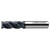 Data Flute 49261-85-D | SSSTC40375C7 3/8" Diameter x 3/8" Shank x 1/2" LOC x 2" OAL C11 Coated Corner Radius End Mill