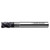 DATA FLUTE TiWM50500-090C10 | 0.50mm Diameter x 0.50mm Shank x 0.625" LOC x 4.000" OAL C11 Coated Corner Radius End Mill