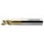 DATA FLUTE TTRN30500-060C5 | 0.50mm Diameter x 0.50mm Shank x 0.625" LOC C5 Coated Corner Radius End Mill