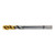 OSG 1645056243 | EXO 5/16" - 24 Thread Size x 0.318" Shank x 0.445" Thread Length x 3.543" OAL UNF H3 Modified Bottom (2.5P) Chamfer Type 3 Flute Right Hand TiN Coated HSSE 16450 Spiral Flute Tap