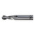 OSG 20100100 | EXOCARB 0.125" Diameter x 0.125" Shank x 0.375" LOC x 0.063" Radius x 1.500" OAL x 30 Degree Helix Angle 2 Flute BRIGHT Coated Carbide 2010 Ball End Mill