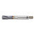 OSG 31702108 | EXO 3/8" - 24 Thread Size x 0.381" Shank x 0.500" Thread Length x 3.543" OAL UNF H3 Modified Bottom (2.5P) Chamfer Type 3 Flute Right Hand V Coated VC-10 317 Spiral Flute Tap