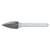 OSG 905-2364 | 6.00mm Diameter x 6.00mm Shank Bright Coated Carbide Pointed Cone Shape Burr