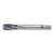 OSG 31722308 | EXO 3/8" - 24 Thread Size x 0.381" Shank x 0.500" Thread Length x 3.543" OAL UNF H4 Modified Bottom (2.5P) Chamfer Type 3 Flute Right Hand V Coated VC-10 317TI Spiral Flute Tap