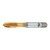 OSG 1742205 | EXO #10- 32 Thread Size x 0.194" Shank x 0.492" Thread Length x 2.374" OAL UNF H5 Plug (4P) Chamfer Type 3 Flute Right Hand TiN Coated HSSE 320 Spiral Point Tap
