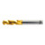 OSG 61664 | EX-GOLD 0.646" Diameter x 20.00mm Shank x 60.00mm Flute Length x 126.00mm OAL x 120 Degree Point Angle 2 Flute TiN Coated HSSE 1100 Screw Machine Length Drill Bit