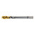 OSG 1645518257 | EXO M18 x 2.50mm Thread Size x 13.77mm Shank x 25.00mm Thread Length M D7 Modified Bottom (2.5P) Chamfer Type 4 Flute Right Hand TiN Coated HSSE 16455 Spiral Flute Tap