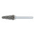 OSG 887-3750 | 3/8" Diameter x 0.250" Shank x 1.063" LOC x 3.000" OAL x 14 Degree Included Angle Bright Coated Carbide 887 Nosed Cone Burr