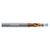 Valor V989430-X | 0.165" Diameter x 6.00mm Shank x 0.496" Drill Length x 140 Degree Point Angle 2 Flute Val-Max X Coated High Performance Coolant Drill