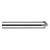 Harvey Tool 731916 | 0.250" Shank x 0.208" LOC x 2.500" OAL x 30 Degree Angle Per Side 4 Flute UN Coated Carbide Pointed Chamfer Cutter