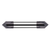 Harvey Tool 693145-C3 | 0.500" Shank x 0.245" LOC x 3.000" OAL x 45 Degree Angle Per Side 4 Flute AlTiN Coated Carbide Double-Ended Pointed Chamfer Cutter